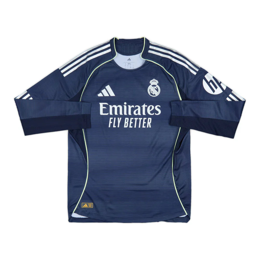 2025-26 Real Madrid CF 2a Equipación Manga Larga