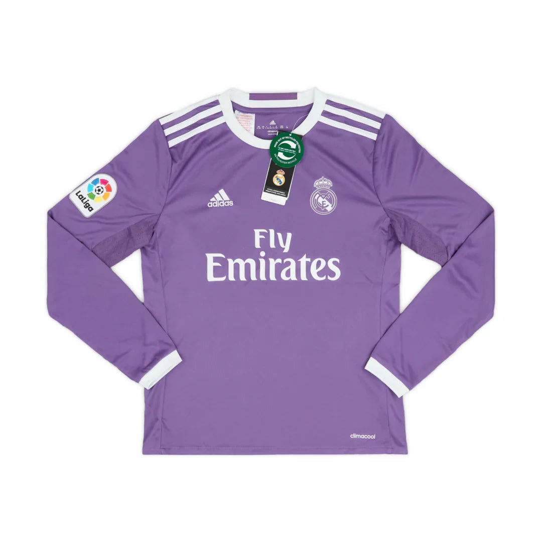 2016-17 Real Madrid CF 2a Equipación Manga Larga