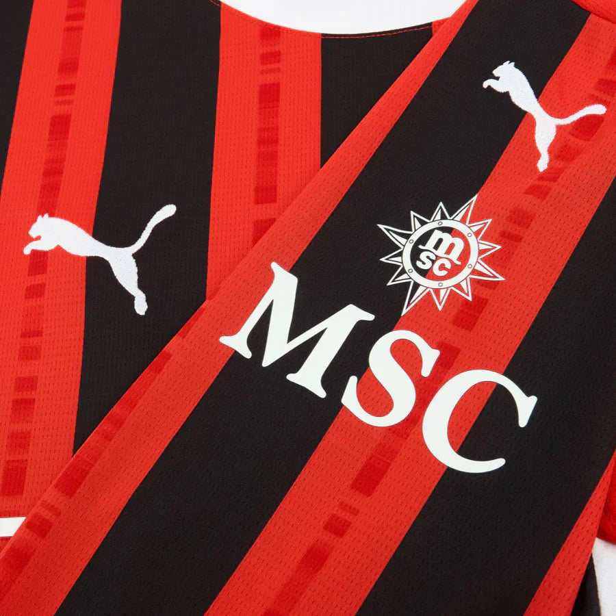 2024-25 AC Milan 1a Equipacion Manga Larga